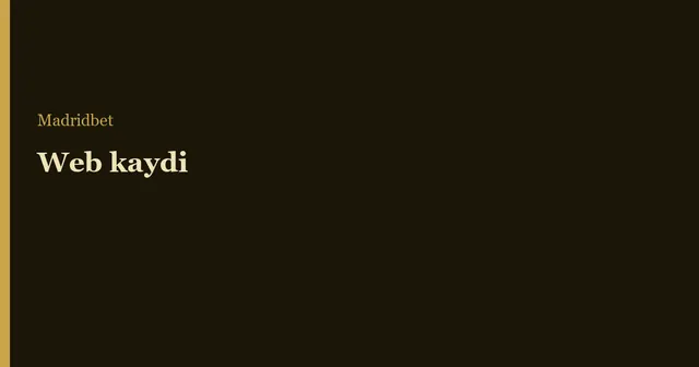 Web kaydı kapağı